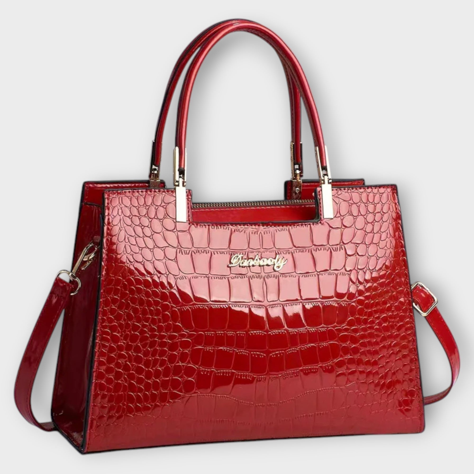 Shiny Croco Handmade Bag
