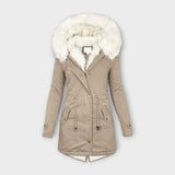 Ivara - Waterproof winter coat with fur lining