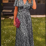 Élina - Long, loose floral summer dress