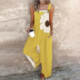 Printed work jumpsuit