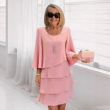 Margaux – Elegant Midi Dress with Ruching