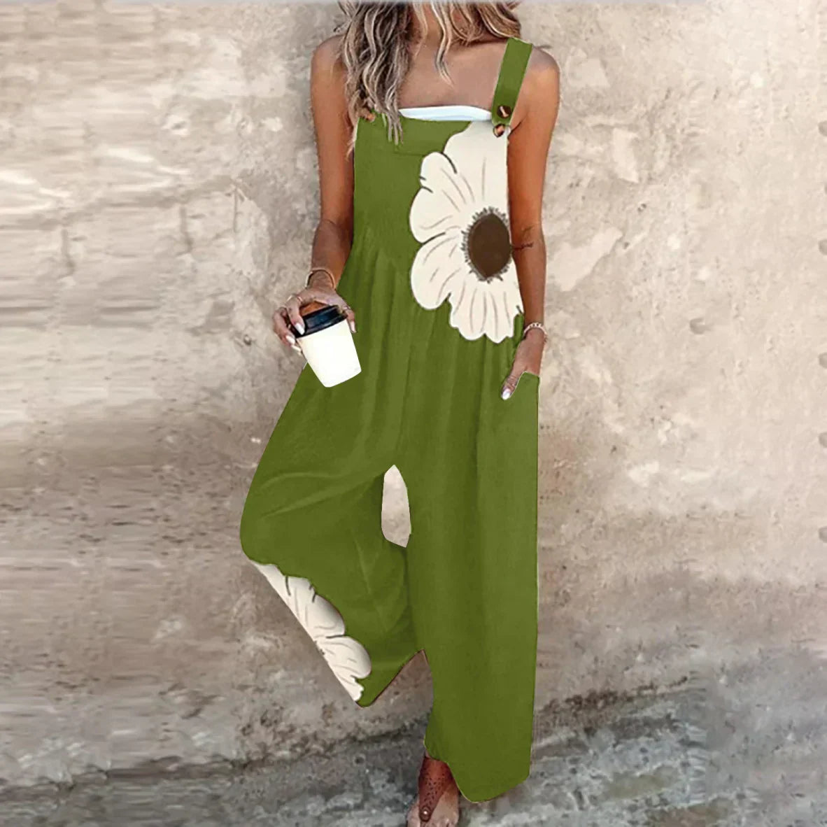 Printed workwear overalls