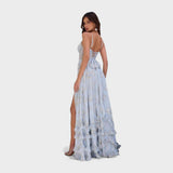 Florência – Hosszú, hasított maxi ruha boho stílusban