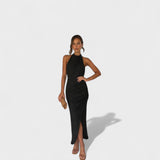 Camila - Long dress with pleats