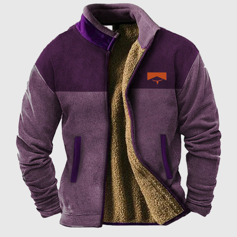Stefan - Stylish fleece pullover with thermal lining