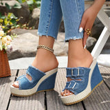 Atelier | Worn-Edge Wedge Sandals