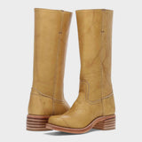Classic riding boots with a high top