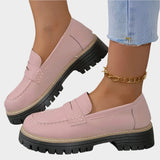 Thick-soled moccasins