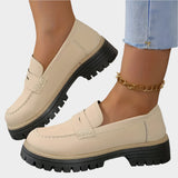 Thick-soled moccasins