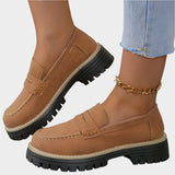 Thick-soled moccasins