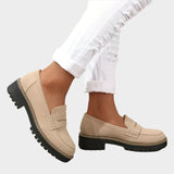 Thick-soled moccasins