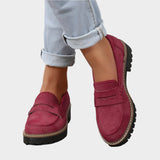 Thick-soled moccasins
