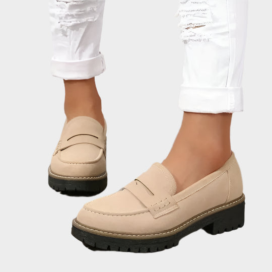 Thick-soled moccasins