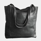 Genuine leather shoulder bag