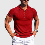 Henrik – Elegant striped polo shirt