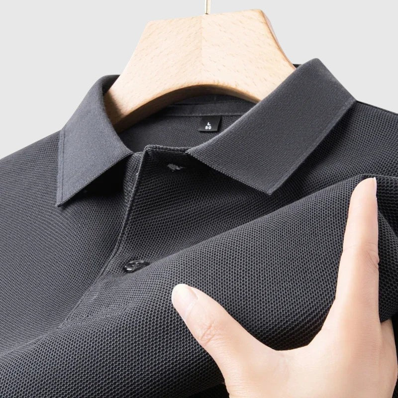 Aladár - Comfortable cotton polo shirt