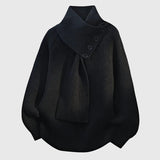 Arielle - Comfortable Shawl Neck Jumper