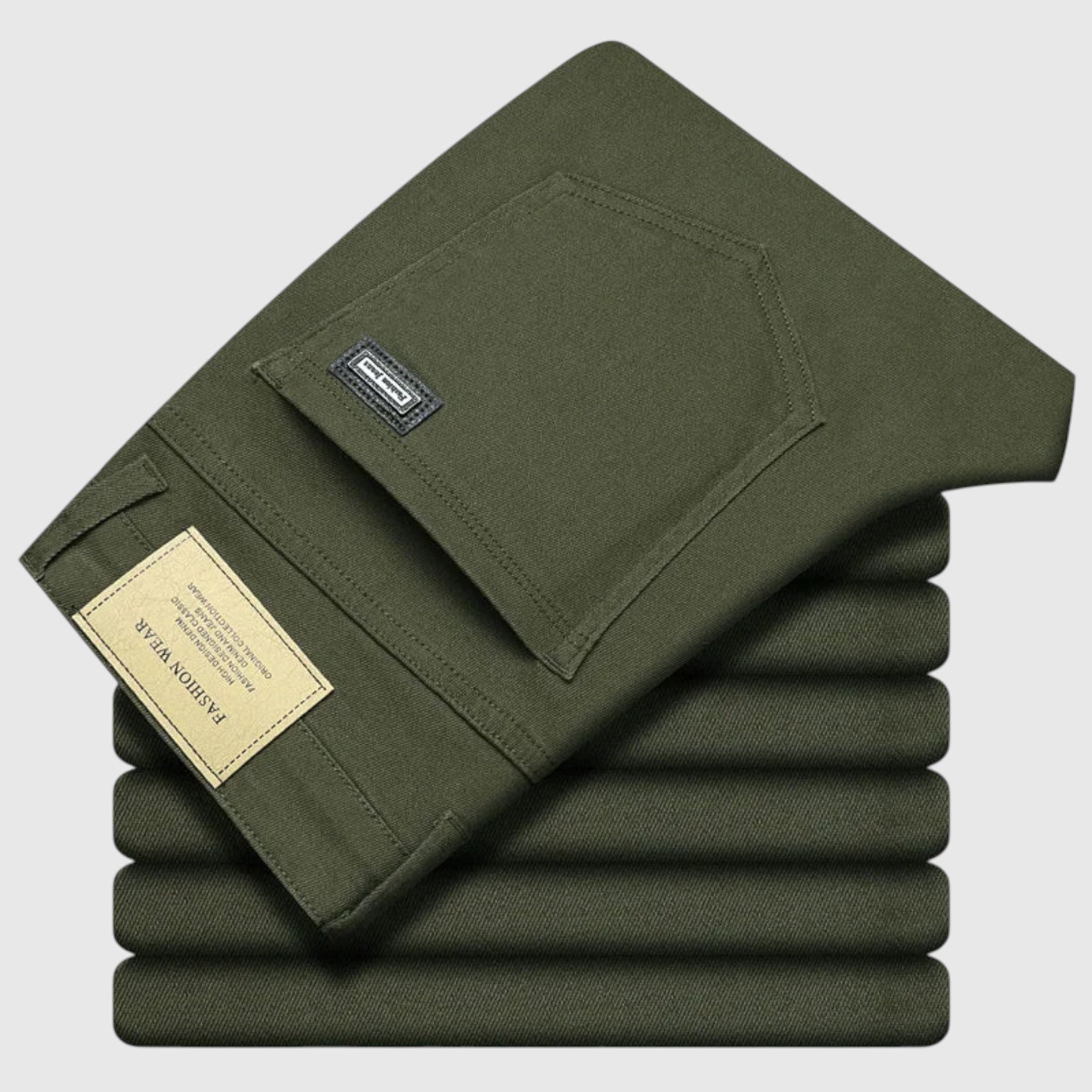 Elegant Cotton Jeans