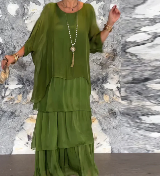Lara – Elegant, Long, Loose-Fitting Dress