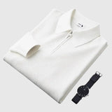 Ákos - Elegant men's zipped jumper