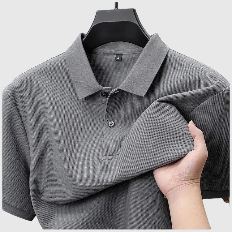 Aladár - Comfortable cotton polo shirt