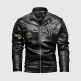 György - Faded leather jacket
