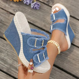 Atelier | Worn-Edge Wedge Sandals