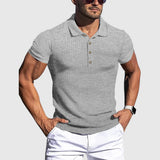 Henrik – Elegant striped polo shirt