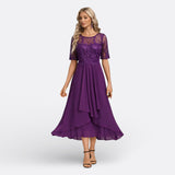 Mariana - Lace Short Sleeve Dress