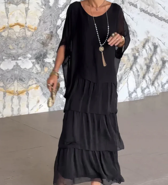 Lara – Elegant, Long, Loose-Fitting Dress