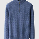 Mór - Cashmere Woven Polo Shirt Deneb