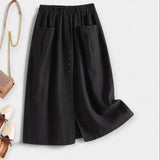Midi skirt in vintage style