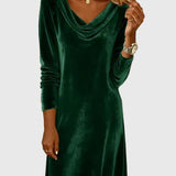 Zsófia - Relaxed-Fit Velour Dress