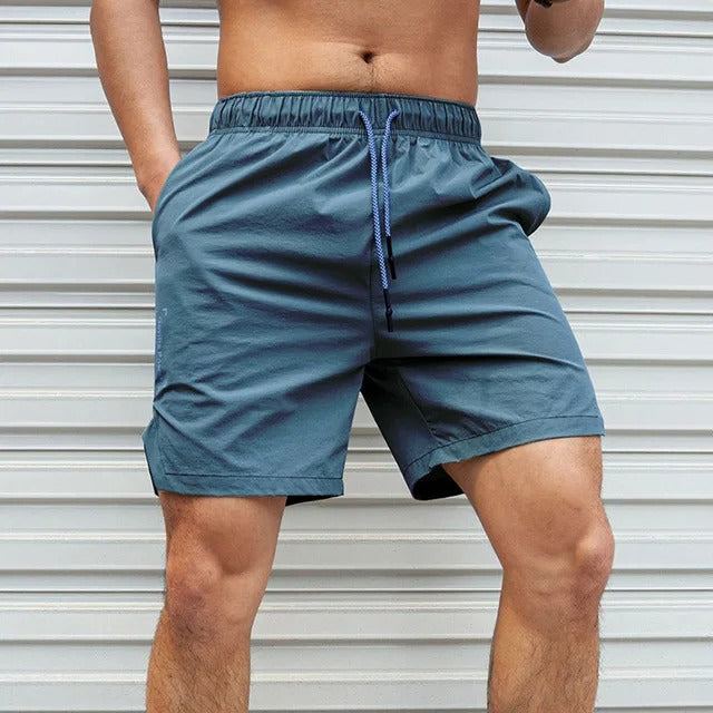 Heidi-Mode | Breathable, Solid Color Swim Trunks for Men with Drawstring