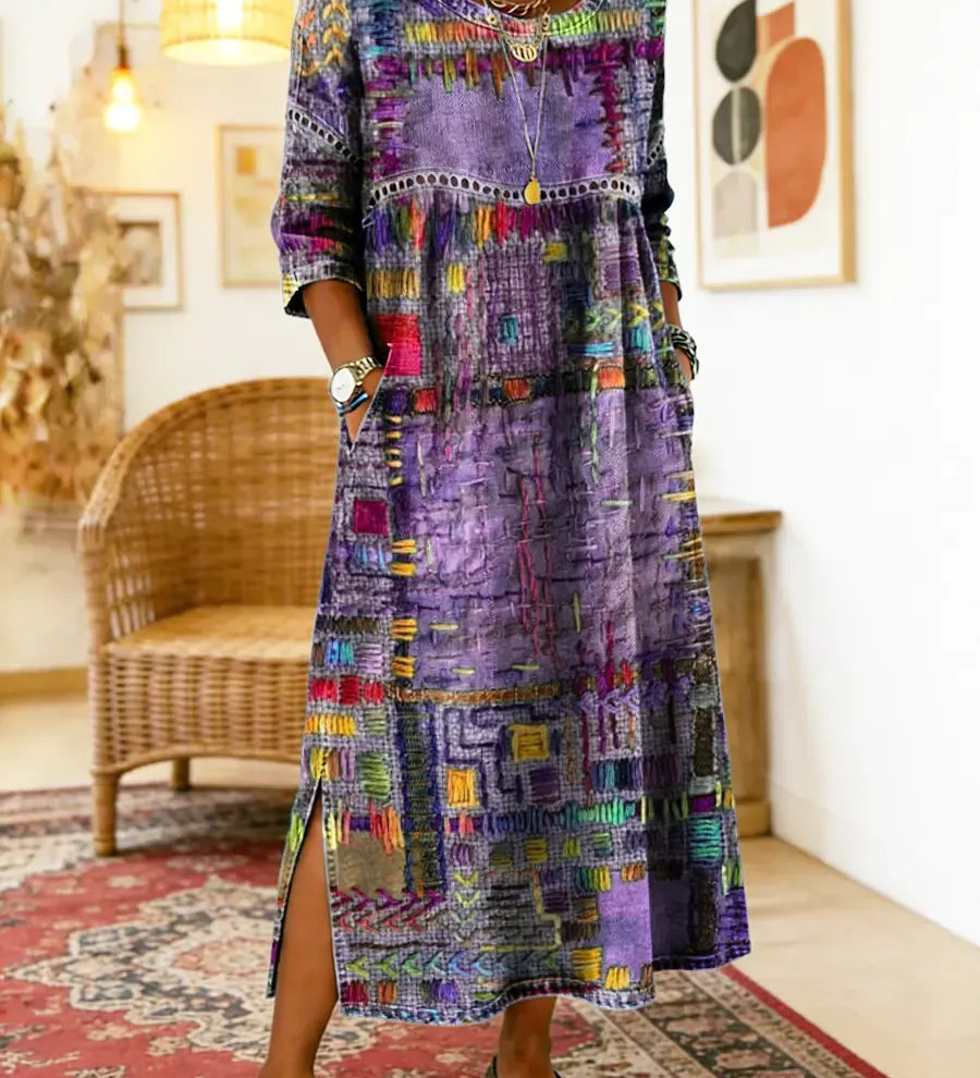 Manuela | Etnikai patchwork farmer ruha