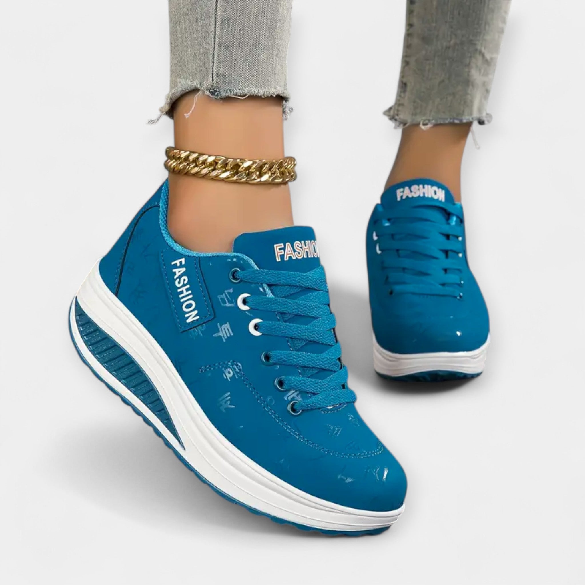 Anatomical sneakers with air cushion