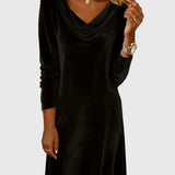 Zsófia - Relaxed-Fit Velour Dress
