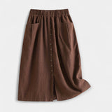 Midi skirt in vintage style