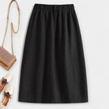 Midi skirt in vintage style