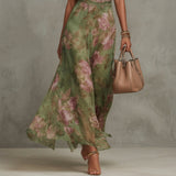 Filipa - Long Floral Halter Dress