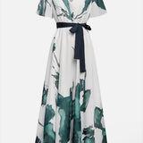 Vanessa - Long Dress with Acrylic Pattern