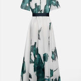 Vanessa - Long Dress with Acrylic Pattern
