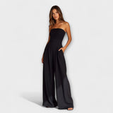 Eva - Elegant, strapless jumpsuit