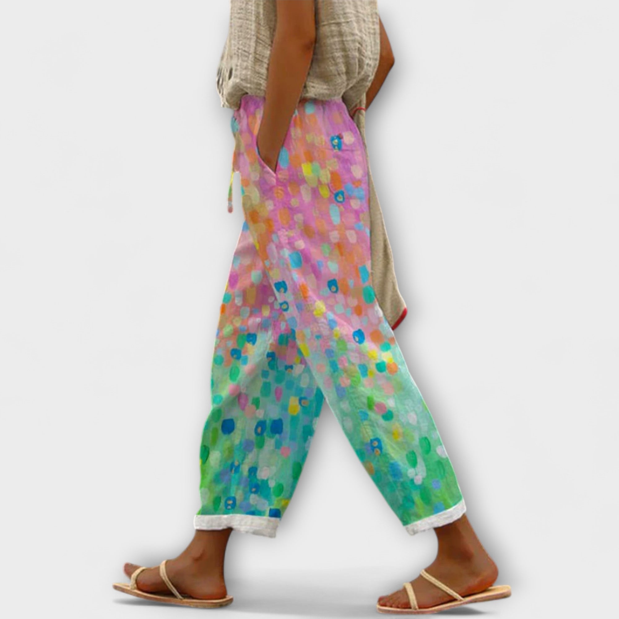 Airish - Expressive, printed, loose trousers