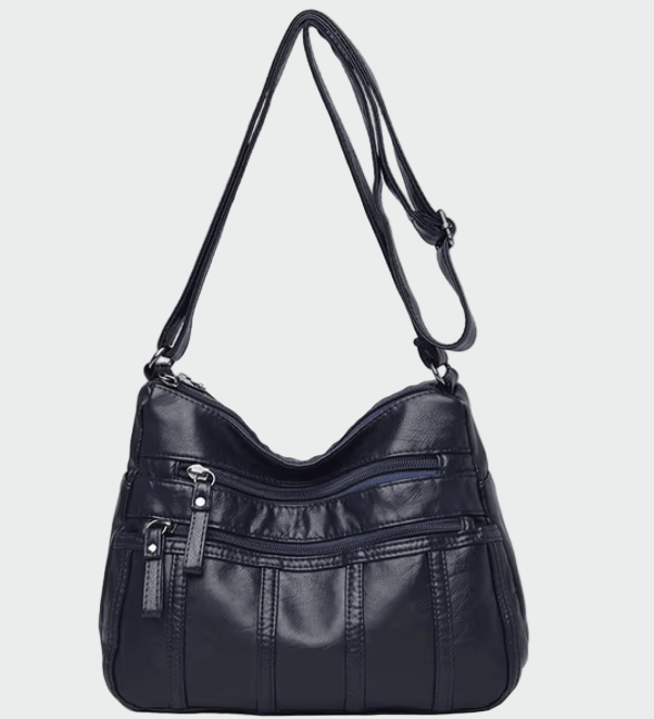 Soft leather shoulder bag