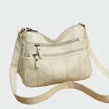 Soft leather shoulder bag