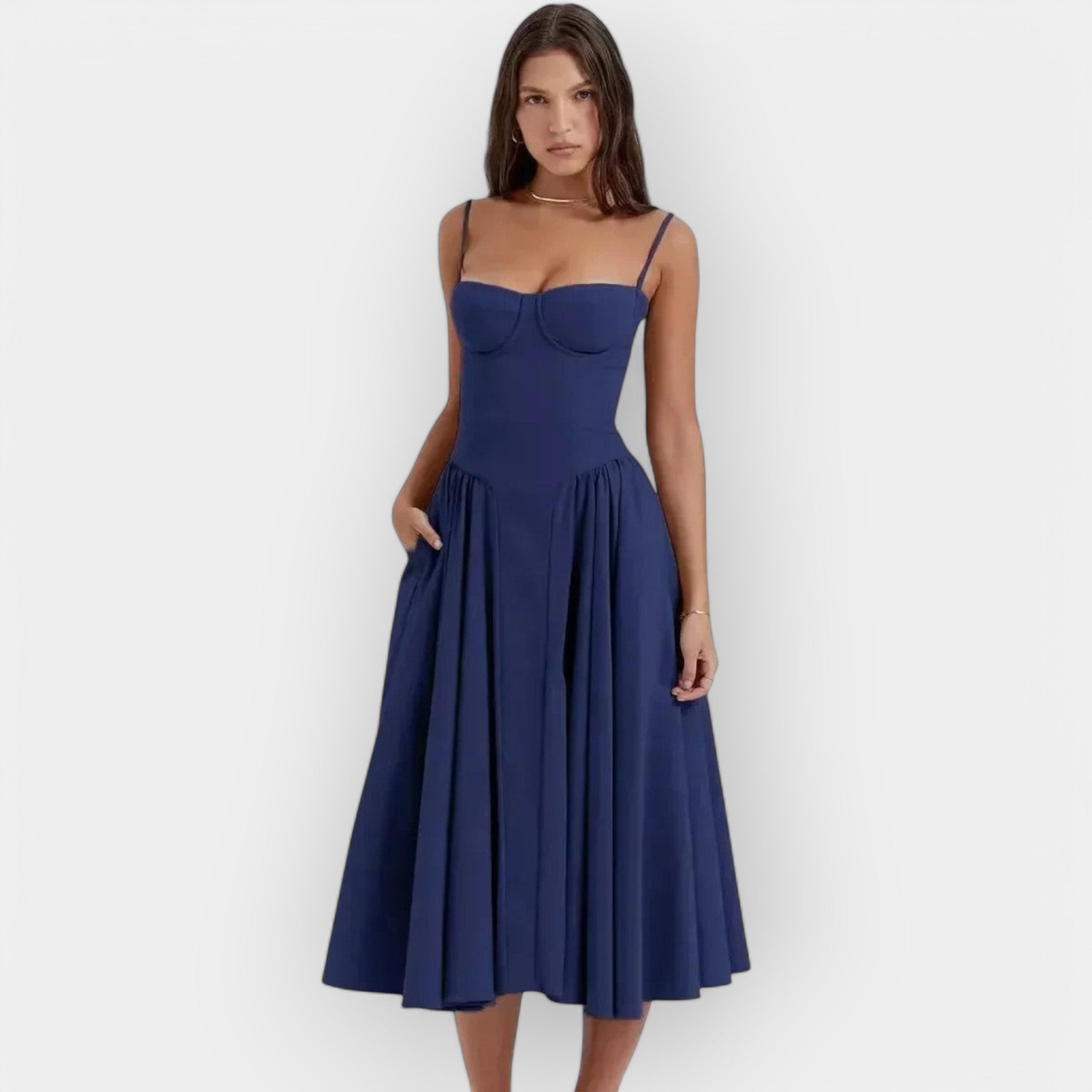 Elegant midi dress for summer