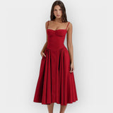Elegant midi dress for summer