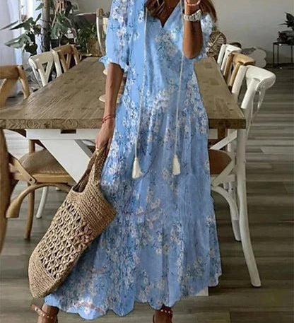Luna | Lightweight Boho Midi Dress