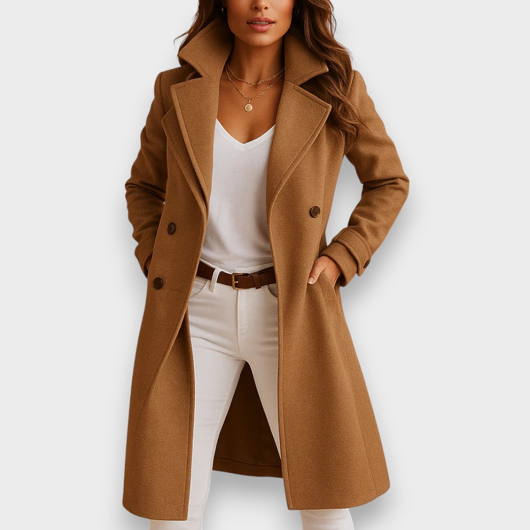 Gabriela - Premium Classic Wool Coat